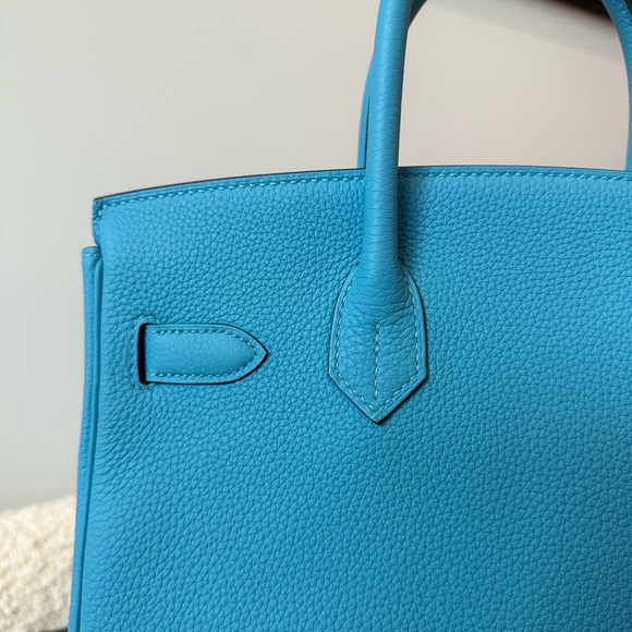 Hermes Birkin 30 Togo Blue de Nord GHW - Picture 12 of 12